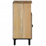 Side Cabinet 60X33X75 Cm Solid Wood Mango