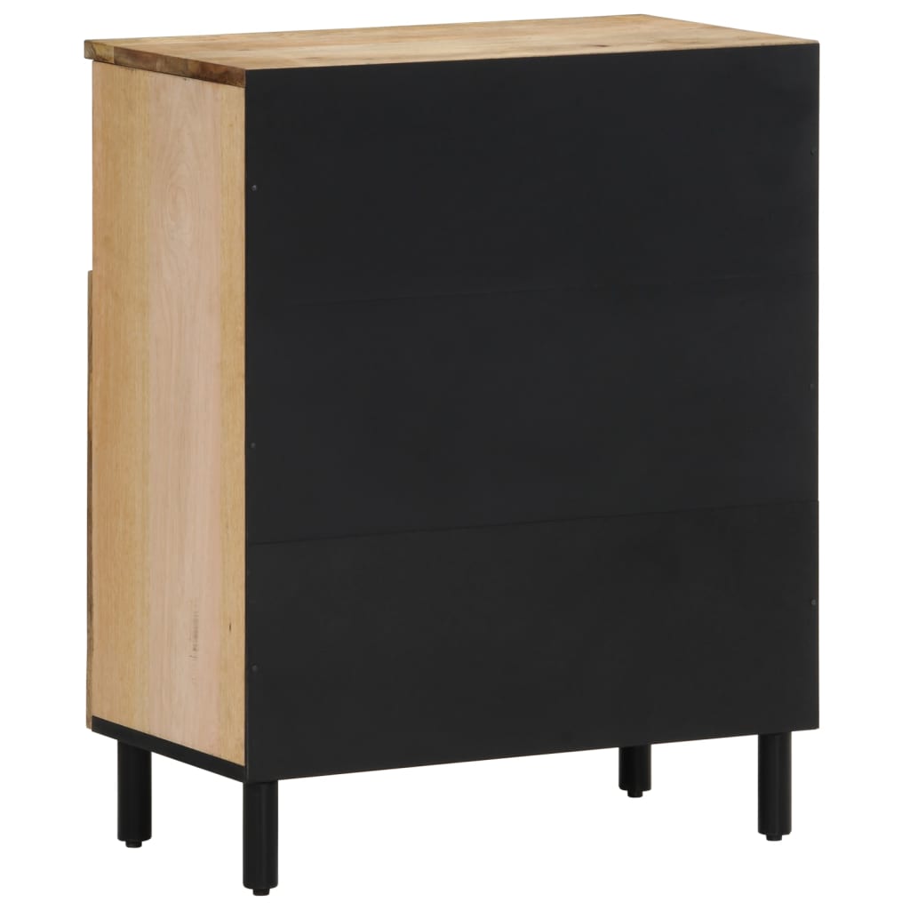 Side Cabinet 60X33X75 Cm Solid Wood Mango