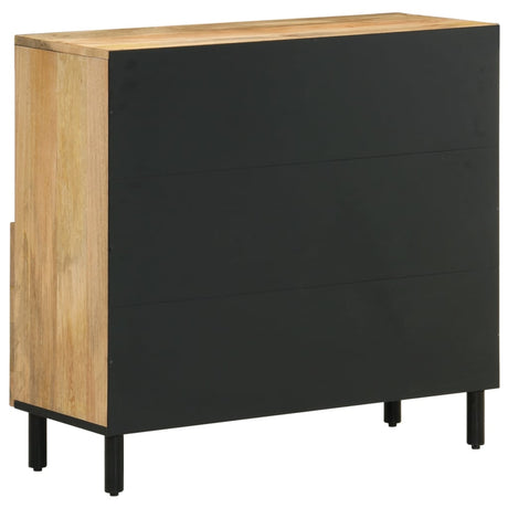 Side Cabinet 80X33X75 Cm Solid Wood Mango