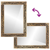 Bathroom Mirror 50X70X2.5 Cm Solid Wood Mango And Glass