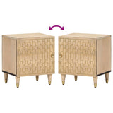 Bedside Cabinet 40X33X46 Cm Solid Wood Mango