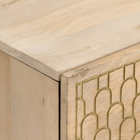 Bedside Cabinet 40X33X46 Cm Solid Wood Mango