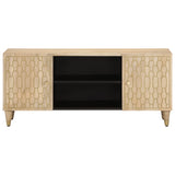 Tv Cabinet 105X33X46 Cm Solid Wood Mango