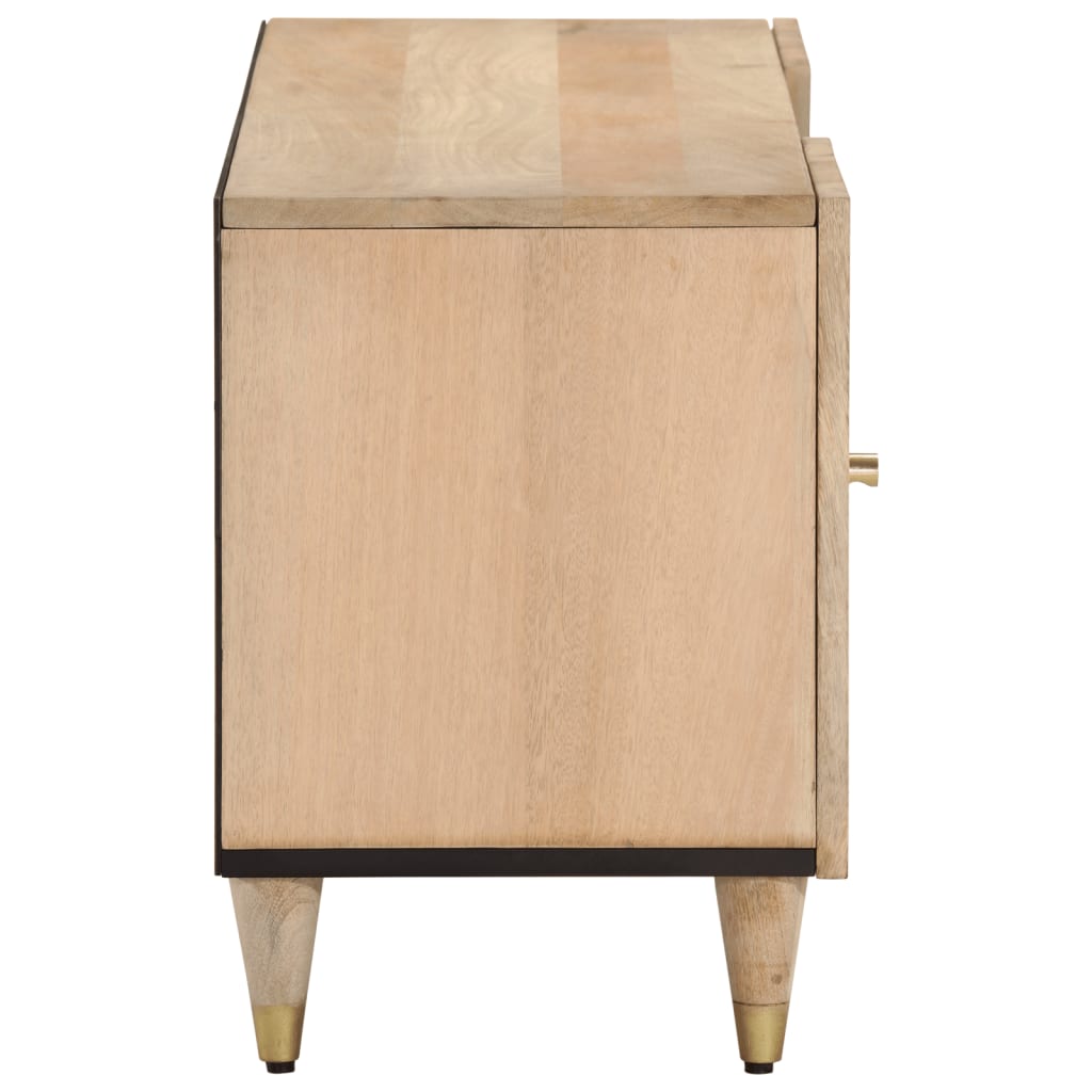 Tv Cabinet 105X33X46 Cm Solid Wood Mango