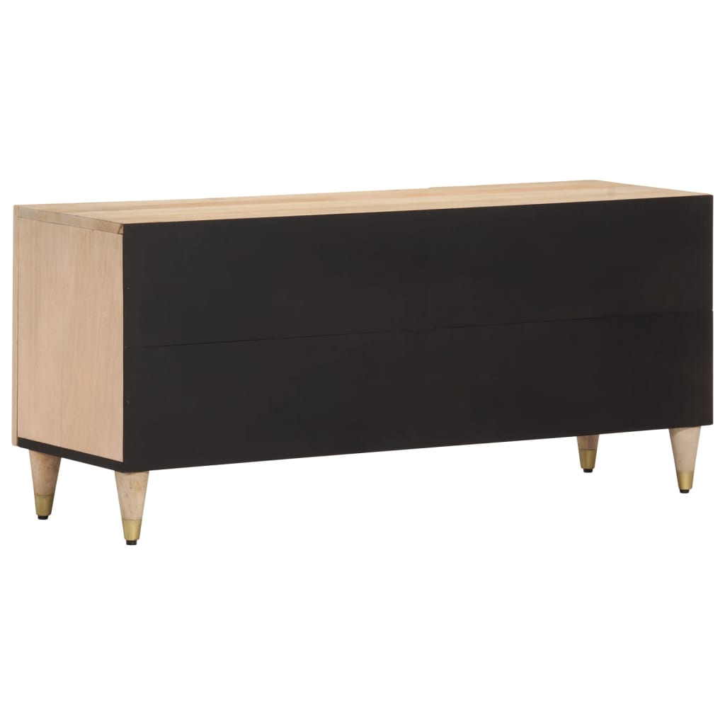 Tv Cabinet 105X33X46 Cm Solid Wood Mango