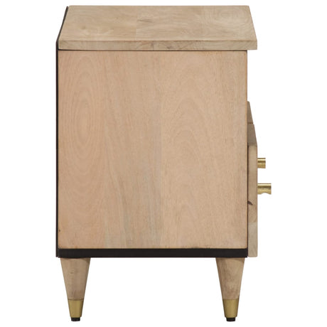 Tv Cabinet 70X33X46 Cm Solid Wood Mango