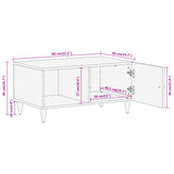 Coffee Table 80X50X40 Cm Solid Wood Mango