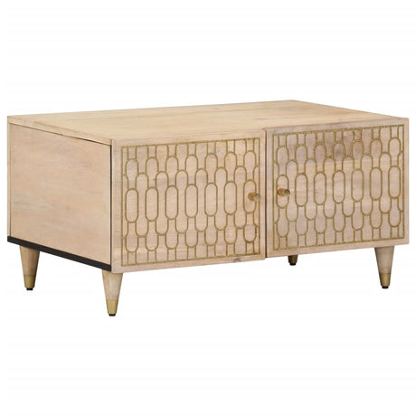 Coffee Table 80X50X40 Cm Solid Wood Mango