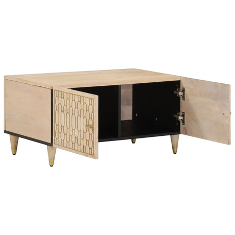 Coffee Table 80X50X40 Cm Solid Wood Mango