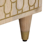 Bedside Cabinet 50X33X60 Cm Solid Wood Mango