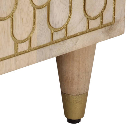 Bedside Cabinet 50X33X60 Cm Solid Wood Mango