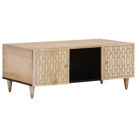 Coffee Table 100X54X40 Cm Solid Wood Mango
