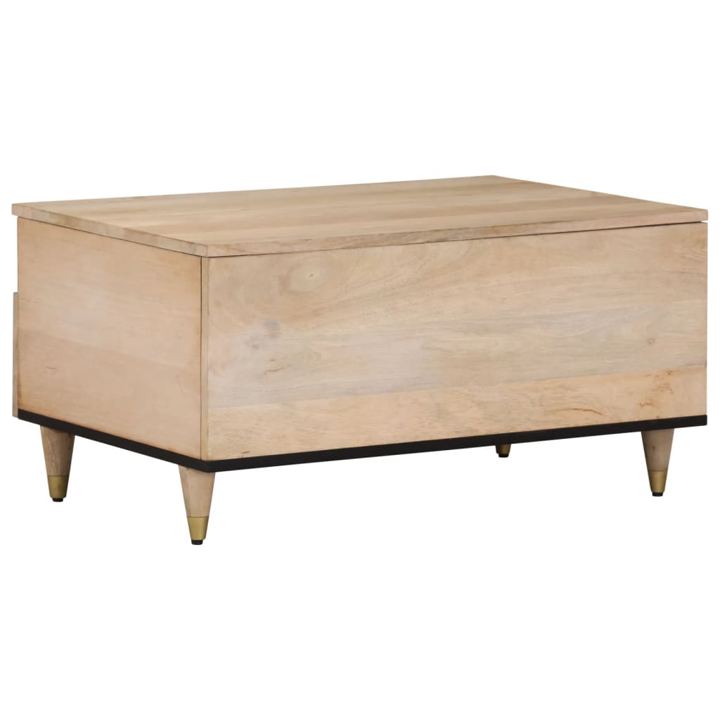 Coffee Table 80X54X40 Cm Solid Wood Mango