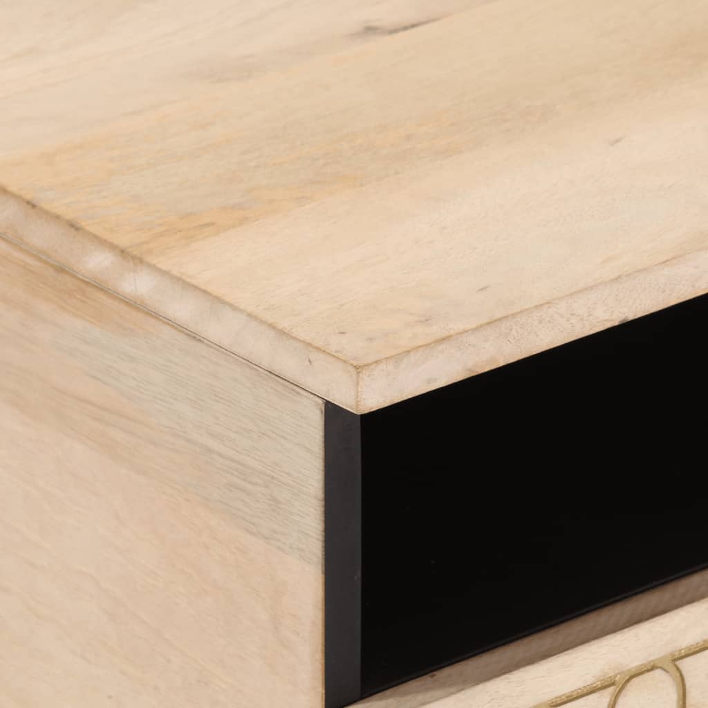 Coffee Table 80X54X40 Cm Solid Wood Mango