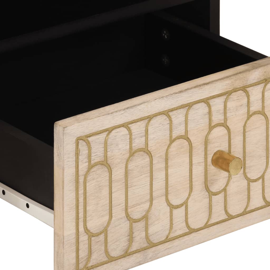 Coffee Table 80X54X40 Cm Solid Wood Mango