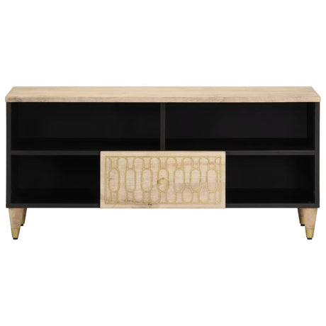 Tv Cabinet 100X33X46 Cm Solid Wood Mango