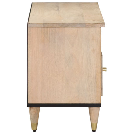 Tv Cabinet 100X33X46 Cm Solid Wood Mango