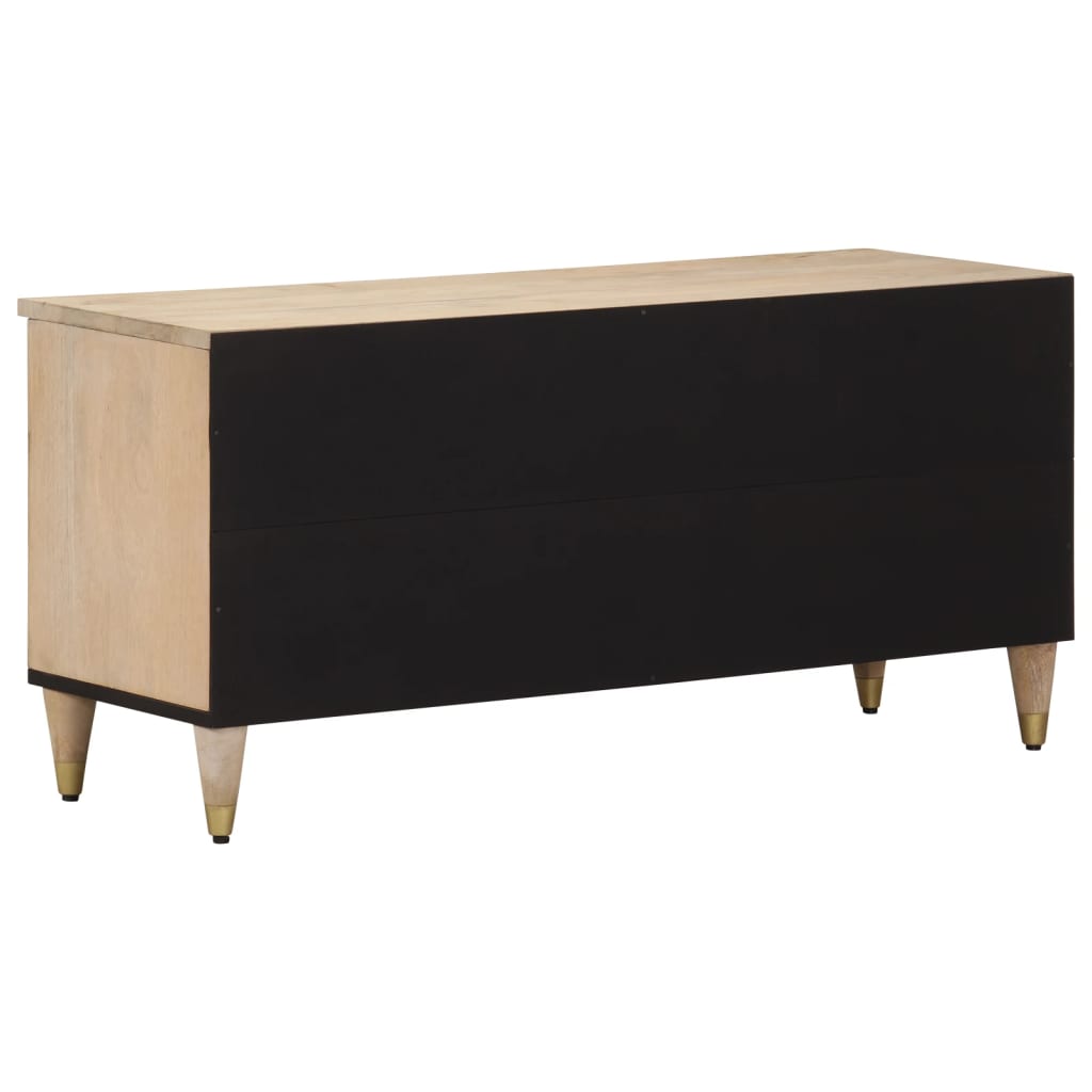 Tv Cabinet 100X33X46 Cm Solid Wood Mango