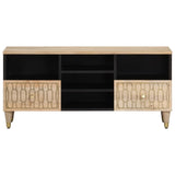 Tv Cabinet 100X33X46 Cm Solid Wood Mango