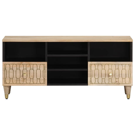 Tv Cabinet 100X33X46 Cm Solid Wood Mango