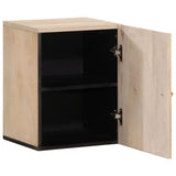 Bathroom Wall Cabinet 38X33X48 Cm Solid Wood Mango