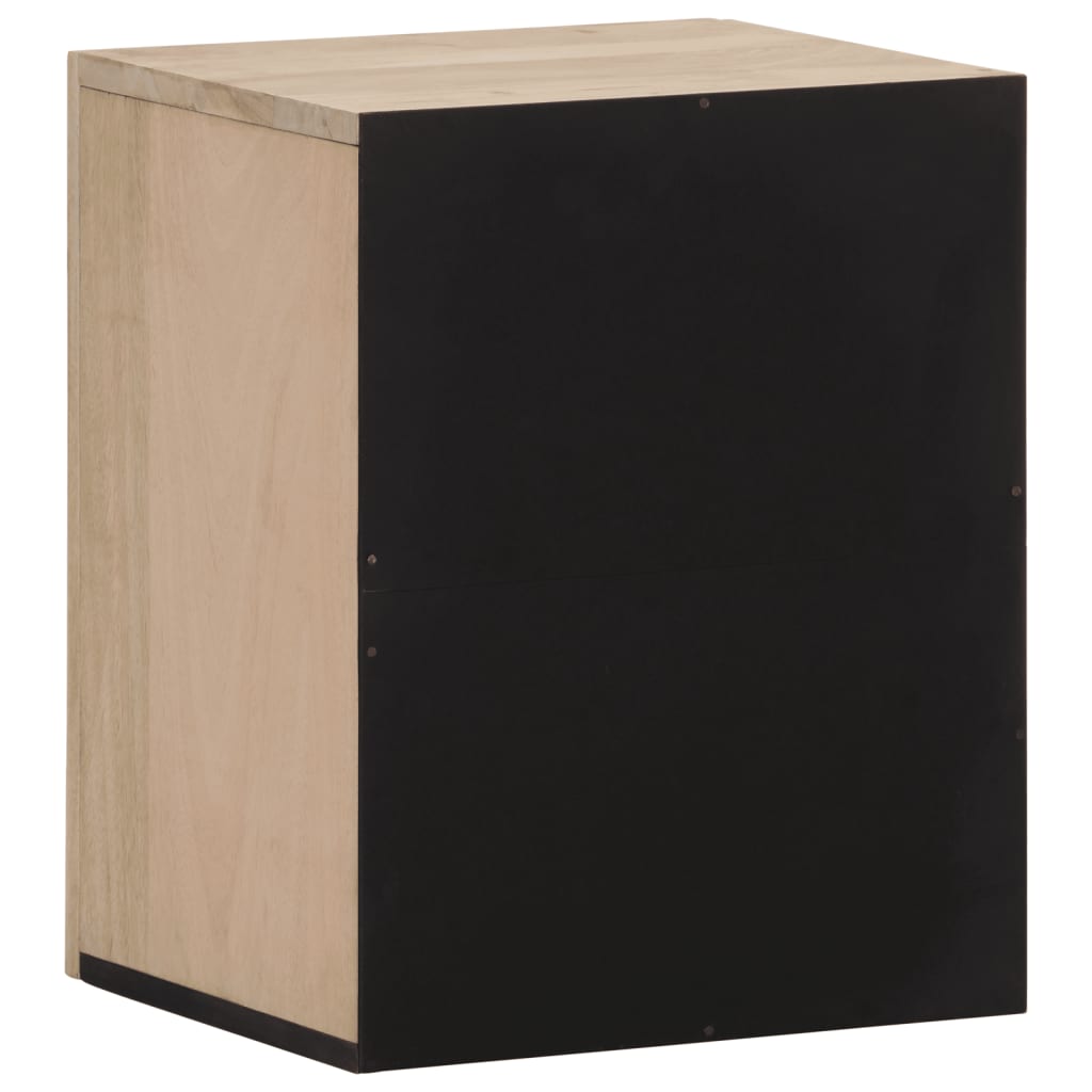 Bathroom Wall Cabinet 38X33X48 Cm Solid Wood Mango