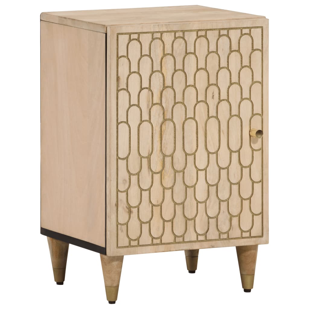 Bathroom Cabinet 38X33X58 Cm Solid Wood Mango