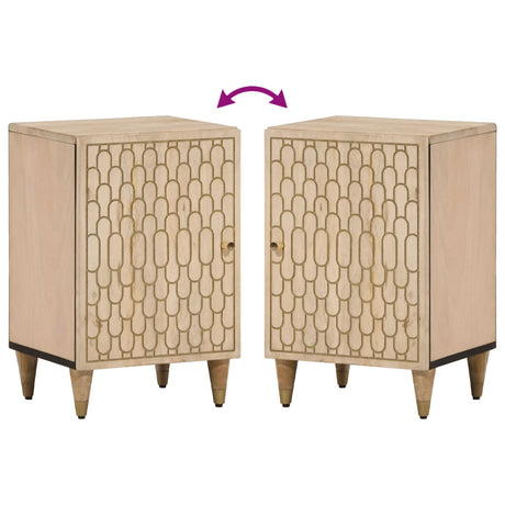 Bathroom Cabinet 38X33X58 Cm Solid Wood Mango