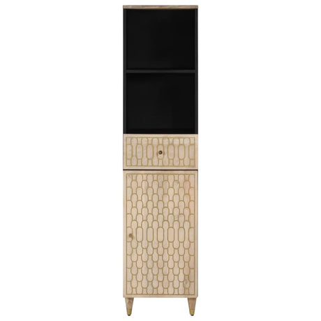 Bathroom Cabinet 38X33X160 Cm Solid Wood Mango