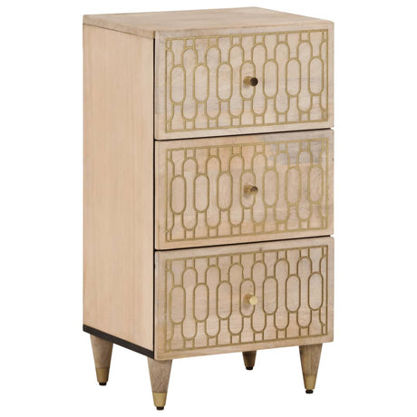 Side Cabinet 40X33X75 Cm Solid Wood Mango