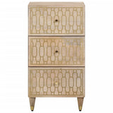 Side Cabinet 40X33X75 Cm Solid Wood Mango