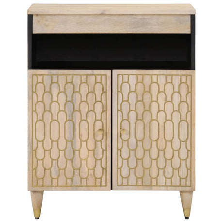 Side Cabinet 60X33X75 Cm Solid Wood Mango