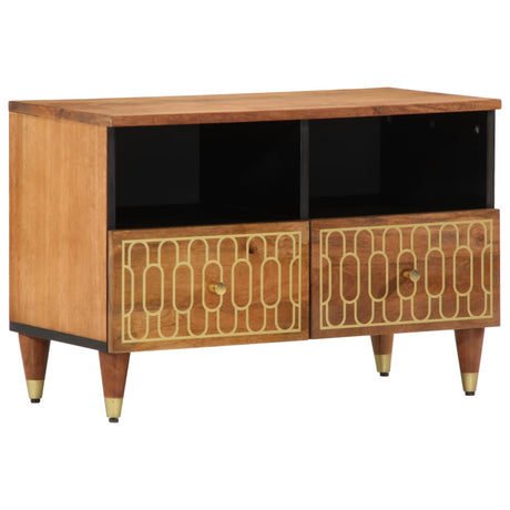 Tv Cabinet 70X33X46 Cm Solid Wood Mango