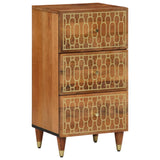 Side Cabinet 40X33X75 Cm Solid Wood Mango