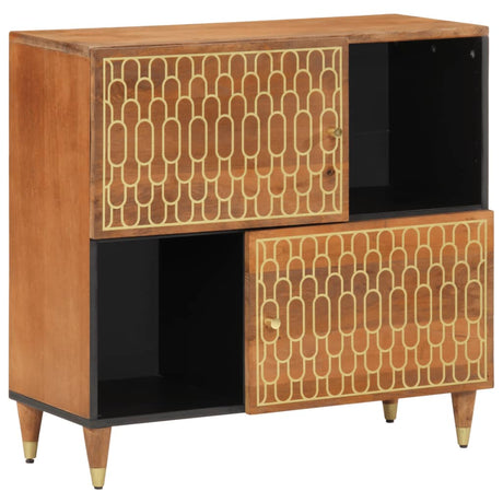 Side Cabinet 80X33X75 Cm Solid Wood Mango