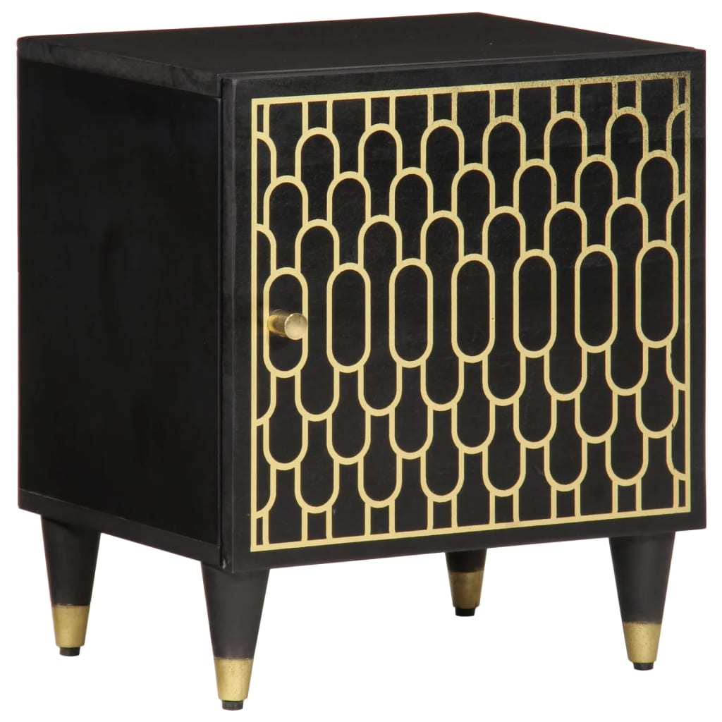 Bedside Cabinet 40X33X46 Cm Solid Wood Mango