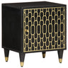 Bedside Cabinet 40X33X46 Cm Solid Wood Mango