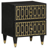 Bedside Cabinet 40X33X46 Cm Solid Wood Mango