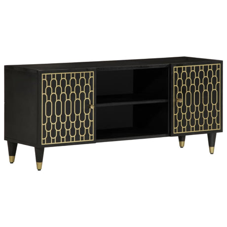 Tv Cabinet 105X33X46 Cm Solid Wood Mango
