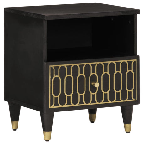 Bedside Cabinets 2 Pcs 40X33X46 Cm Solid Wood Mango