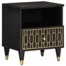 Bedside Cabinets 2 Pcs 40X33X46 Cm Solid Wood Mango