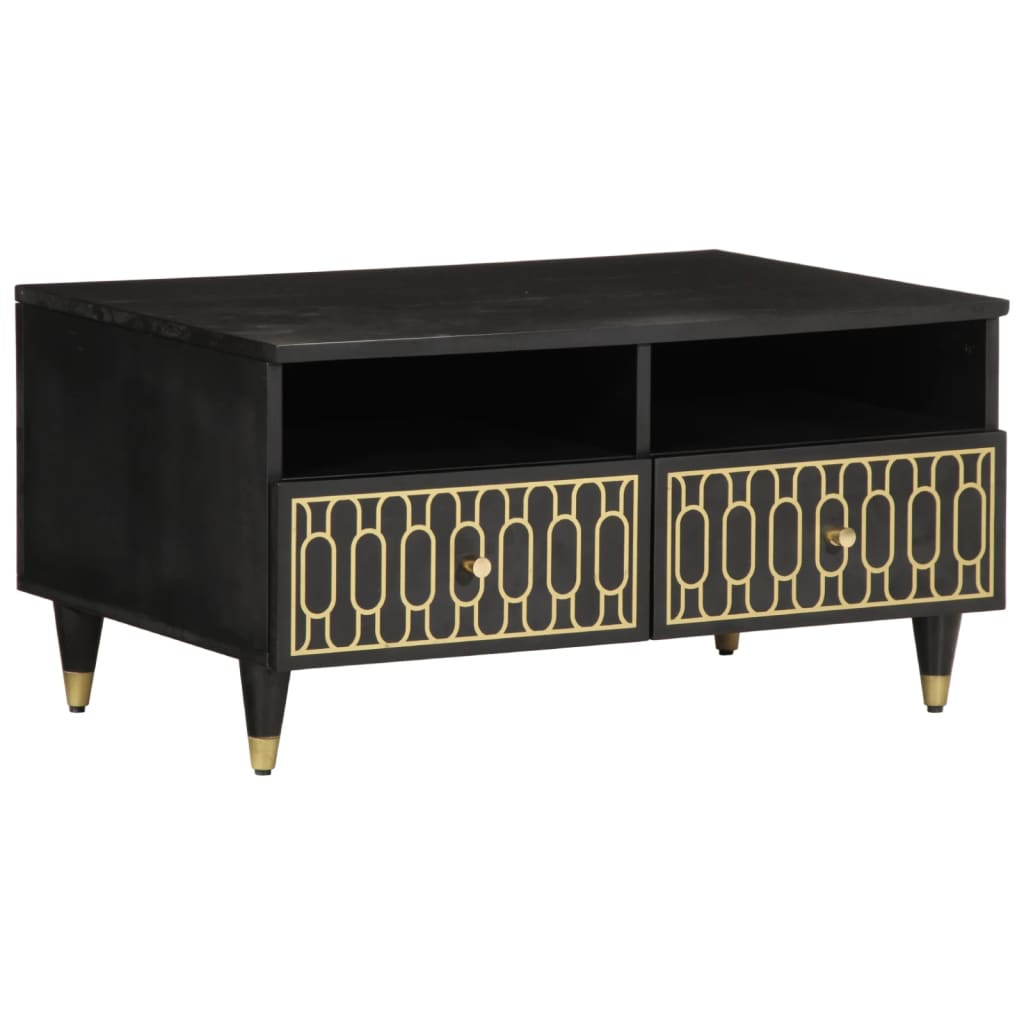 Coffee Table 80X54X40 Cm Solid Wood Mango