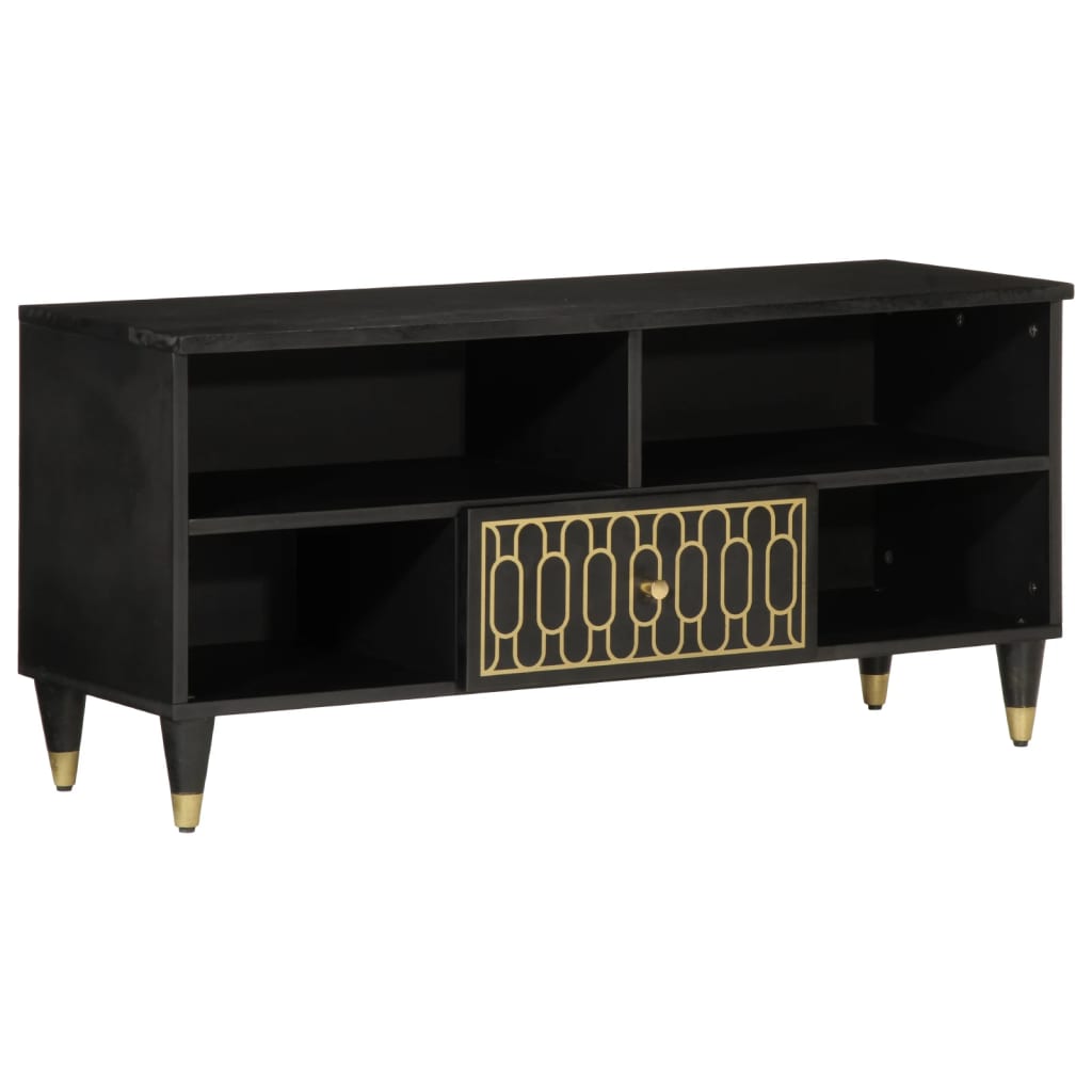 Tv Cabinet 100X33X46 Cm Solid Wood Mango