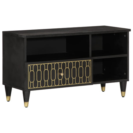 Tv Cabinet 80X33X46 Cm Solid Wood Mango
