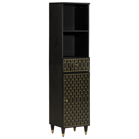 Bathroom Cabinet 38X33X160 Cm Solid Wood Mango