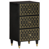 Side Cabinet 40X33X75 Cm Solid Wood Mango