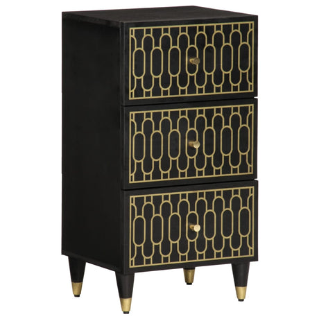 Side Cabinet 40X33X75 Cm Solid Wood Mango