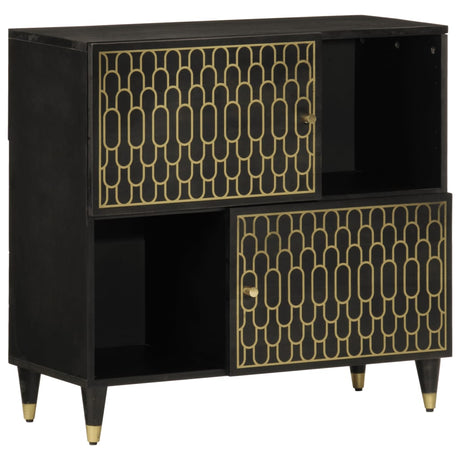 Side Cabinet 80X33X75 Cm Solid Wood Mango