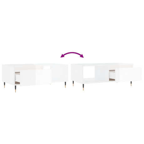 Coffee Table 90X50X36.5 Cm Engineered Wood