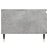 Coffee Table Concrete Grey 90x50x36.5 cm Engineered Wood